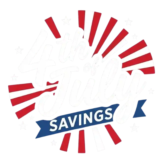 4th of july logo light